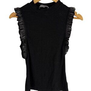 Anthropologie Sunday in Brooklyn Ruffled Tank Top, Size Small